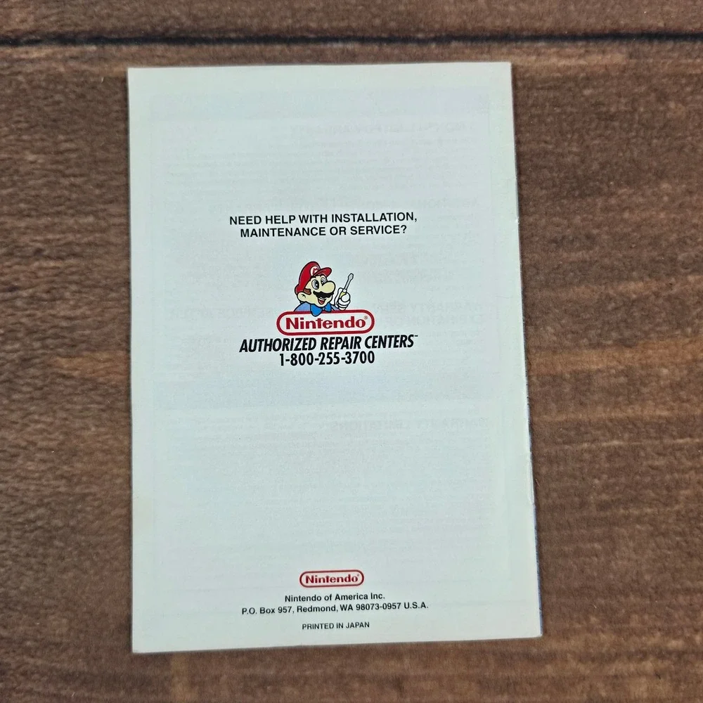 Nintendo authentic original